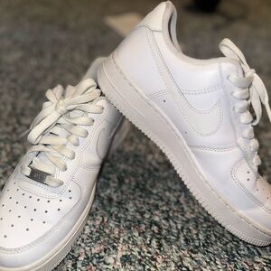 Nike White Low-Top Sneakers